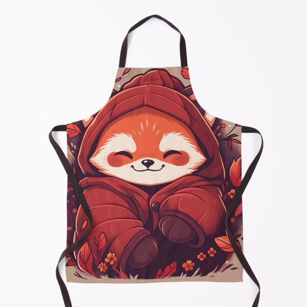Item preview, Anime Red Panda in Crimson Red Jacket designed and sold by InkedBeasts.