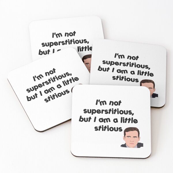 Item preview, I'm not superstitious, but I am a little stitious designed and sold by livetogether.
