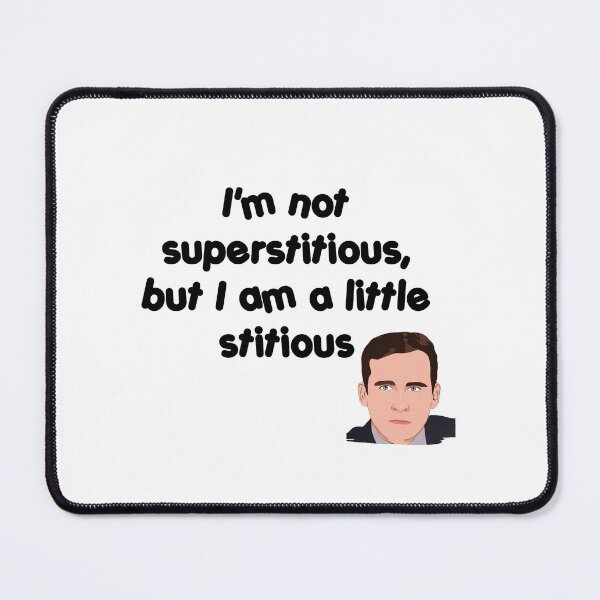 Item preview, I'm not superstitious, but I am a little stitious designed and sold by livetogether.