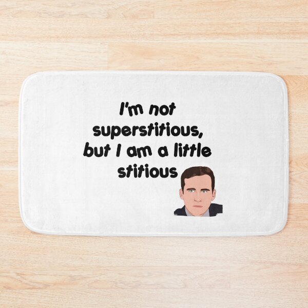 Item preview, I'm not superstitious, but I am a little stitious designed and sold by livetogether.
