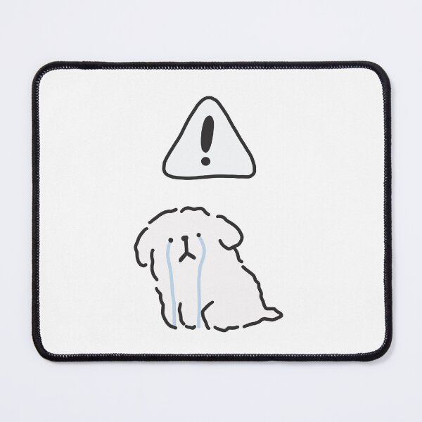 Item preview, Cute Line Puppy Maltese Crying - Please give me attention designed and sold by sleepycharis.