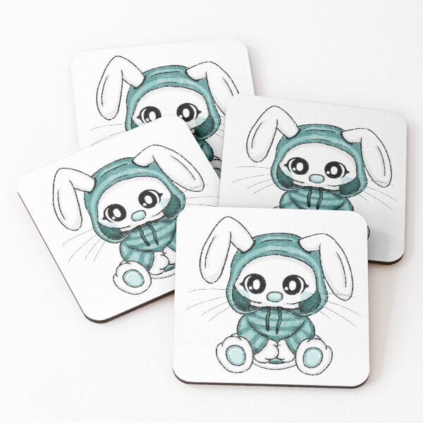 Item preview, cute bunny with hoodie designed and sold by Pezi-Creation.