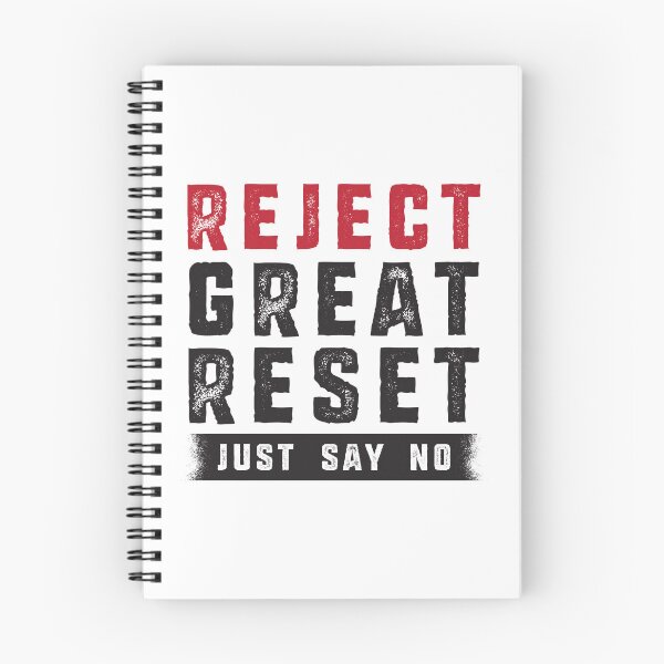 Item preview, Reject Great Reset Just Say No To The Great Reset designed and sold by CatsCrew.