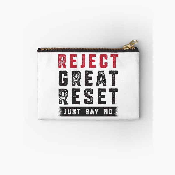 Item preview, Reject Great Reset Just Say No To The Great Reset designed and sold by CatsCrew.