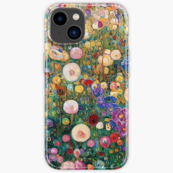 Gustav Klimt Flower Garden iPhone Case