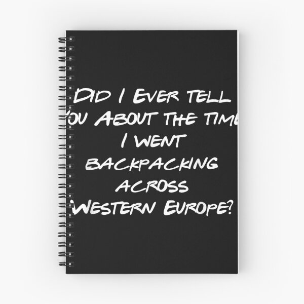 Item preview, Backpacking Through Europe Tshirt. Funny Story Shirt designed and sold by ReginaTrevino.