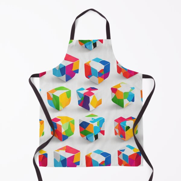 Item preview, Game cubes, abstract, geometric, colorful designed and sold by CoolPixels.