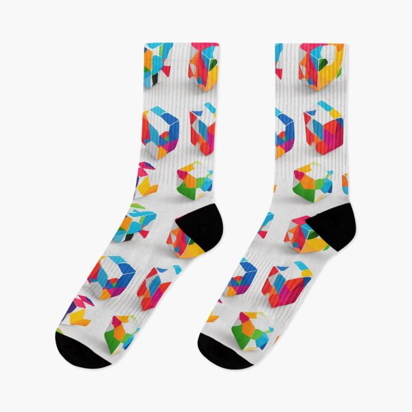 Item preview, Game cubes, abstract, geometric, colorful designed and sold by CoolPixels.