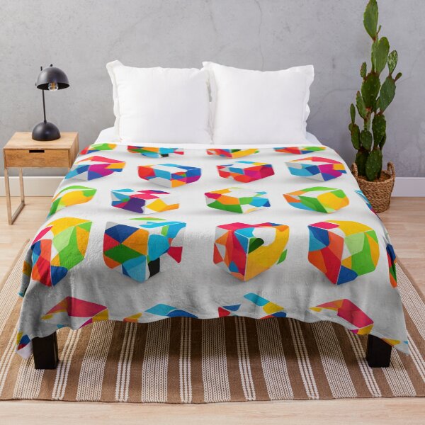 Item preview, Game cubes, abstract, geometric, colorful designed and sold by CoolPixels.