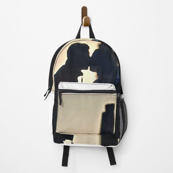 Item preview, The silhouette of a kiss at the bus stop designed and sold by Bradipino.