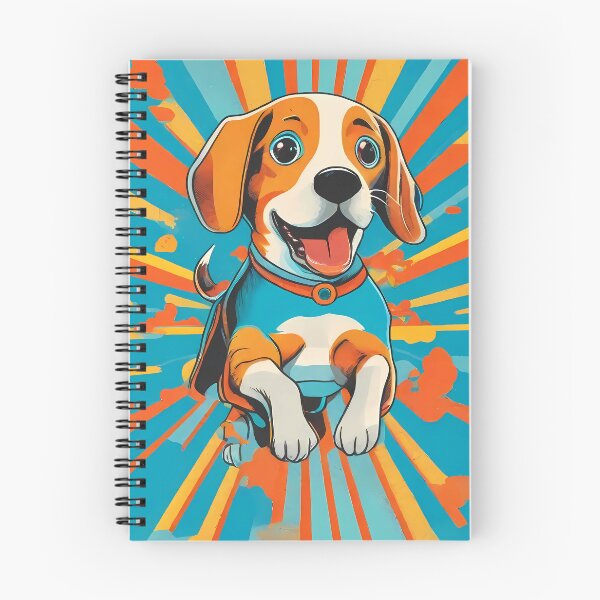 Item preview, Adorable Beagle in Retro Comic designed and sold by purrfect pattern.