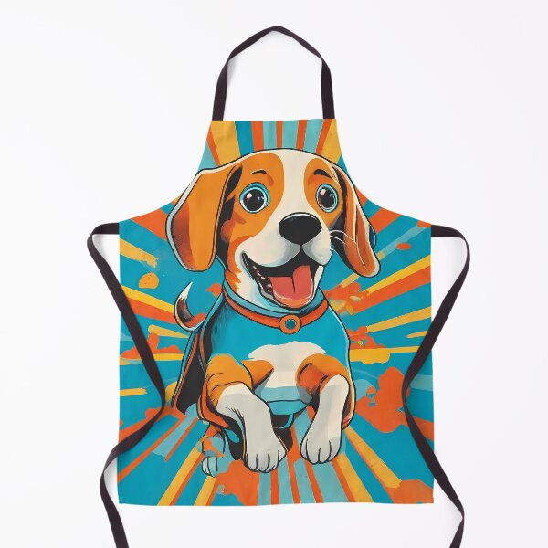 Item preview, Adorable Beagle in Retro Comic designed and sold by purrfect pattern.