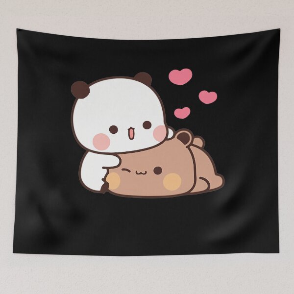Item preview, Panda And Brownie Bear Couple  	 designed and sold by vmswgacu99.