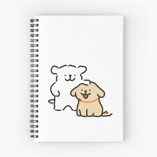 Aperçu de l'œuvre Chiots Cute Line Maltais et Golden Retriever créée et vendue par sleepycharis.