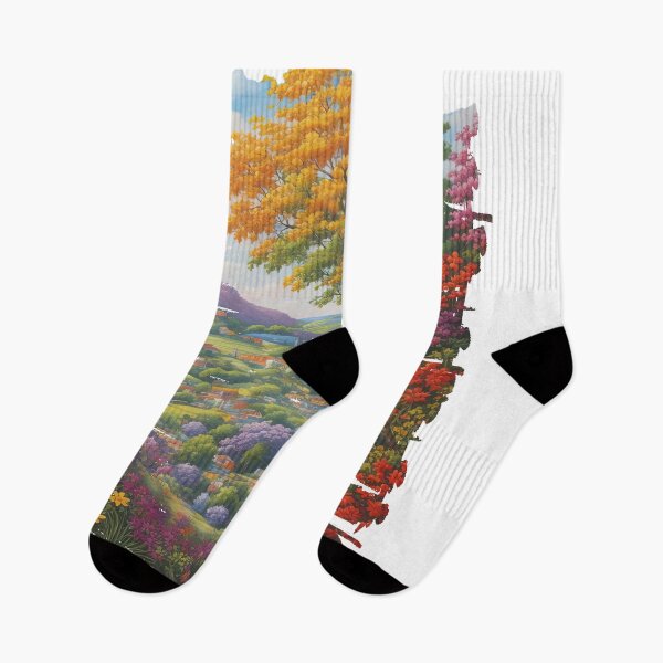 Item preview, nice village Filled with trees, flowers, mountains, rivers, very peaceful. designed and sold by Natcharee.