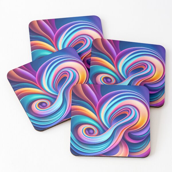 Item preview, Beautiful Swirly Colored Pattern designed and sold by SilentSpirits.