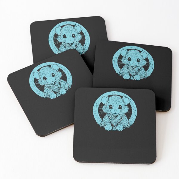 Item preview, Cute Little Mouse - Cyan designed and sold by Soulemotion.