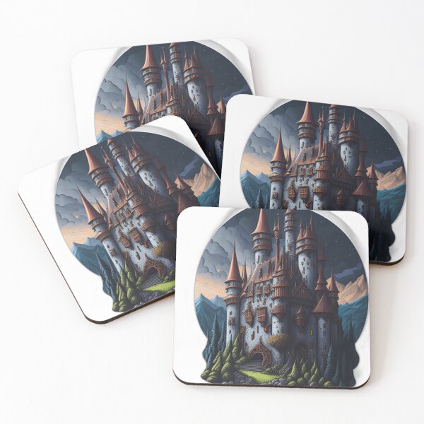Item preview, Medieval Majesty: Fantasy Medieval Castle designed and sold by DreamLoreArt.