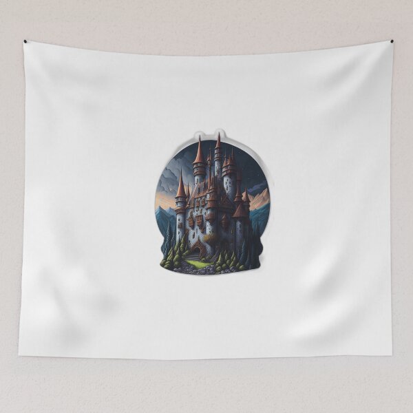 Item preview, Medieval Majesty: Fantasy Medieval Castle designed and sold by DreamLoreArt.