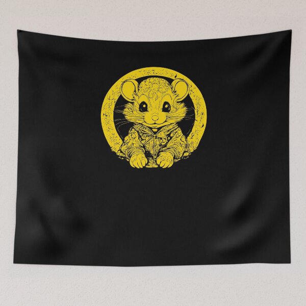 Item preview, Cute Little Mouse - Yellow 2 designed and sold by Soulemotion.