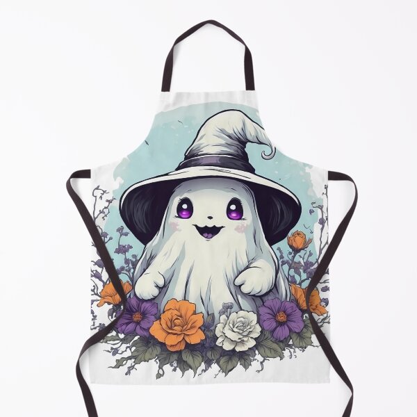 Item preview, Ghost wearing witch hat designed and sold by Laufer15.