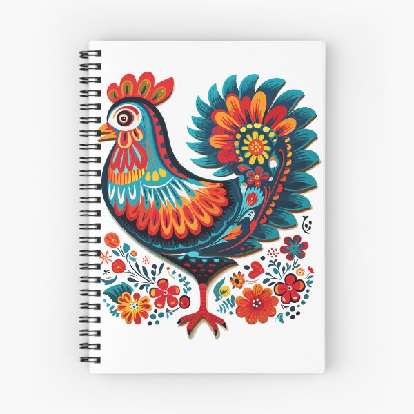 Item preview, Rooster Chicken Polish Folk Art designed and sold by ImprintMage.