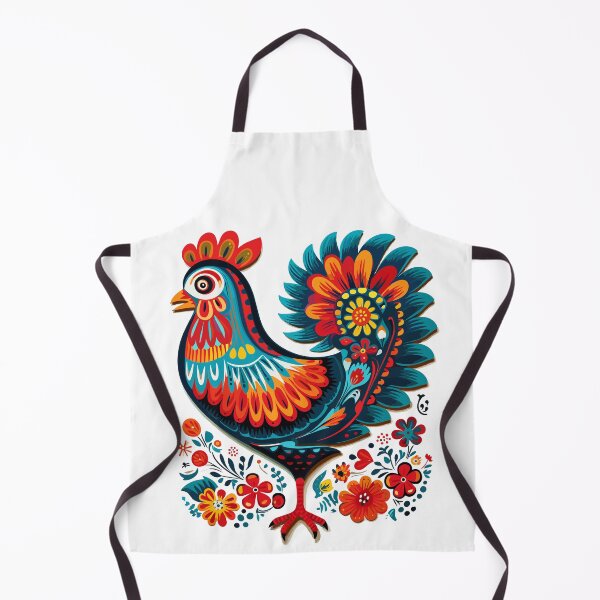 Item preview, Rooster Chicken Polish Folk Art designed and sold by ImprintMage.
