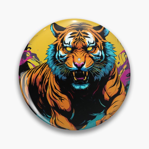 Item preview, Cyberpunk Tiger Taevas Design designed and sold by TaevasDesign.