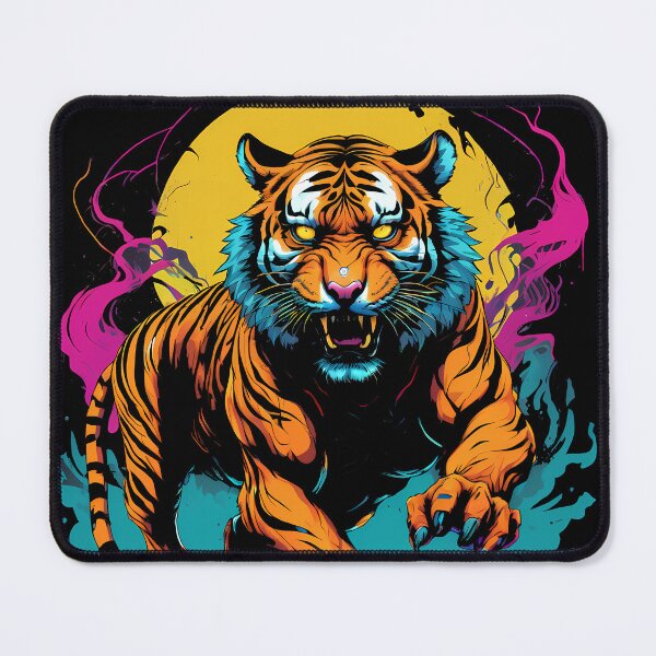Item preview, Cyberpunk Tiger Taevas Design designed and sold by TaevasDesign.