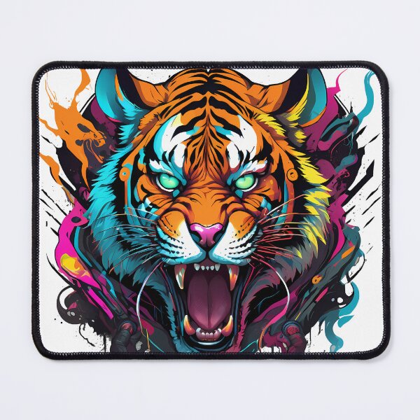 Item preview, Cyberpunk Tiger Taevas Design designed and sold by TaevasDesign.