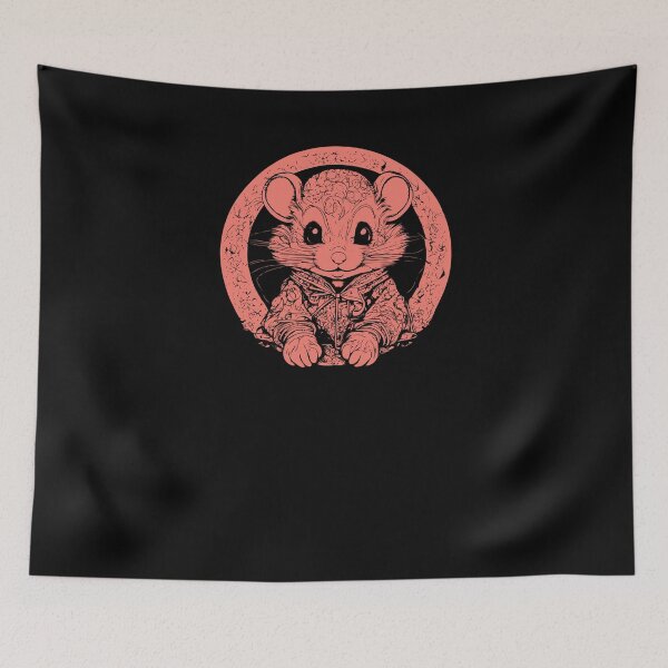 Item preview, Cute Little Mouse - Salmon designed and sold by Soulemotion.