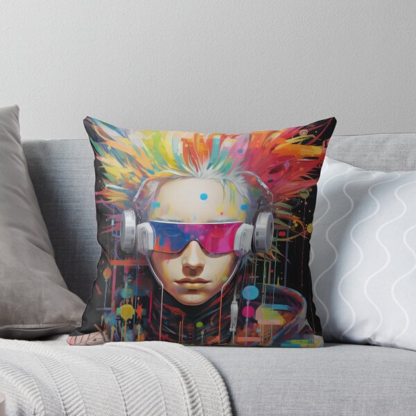 Item preview, Hacker Prodigy - Cyberpunk Vaporwave Art | Anime Retro Aesthetic designed and sold by AeonAcademy.