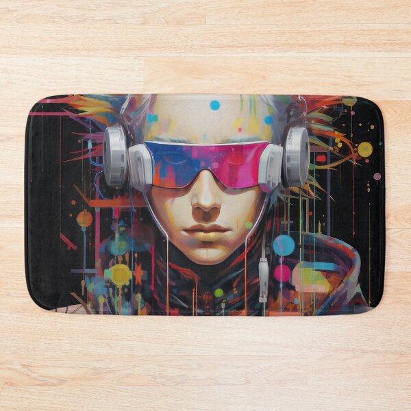 Item preview, Hacker Prodigy - Cyberpunk Vaporwave Art | Anime Retro Aesthetic designed and sold by AeonAcademy.