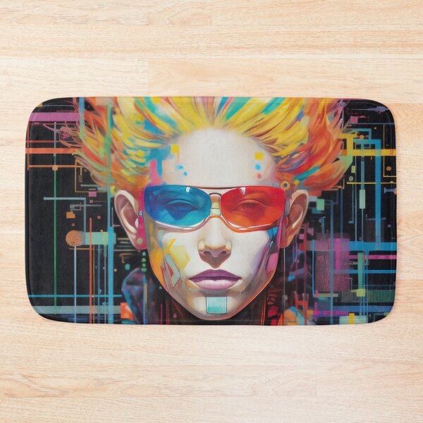 Item preview, Hacker Prodigy - Cyberpunk Vaporwave Art | Anime Retro Aesthetic designed and sold by AeonAcademy.