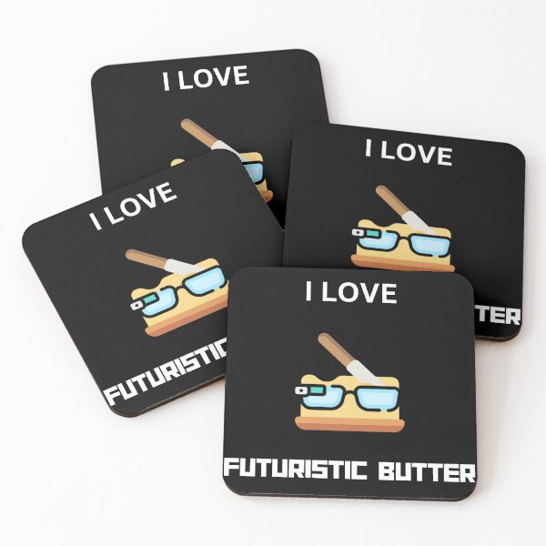 Item preview, I love futuristic butter cool funny designed and sold by TentyBottles.