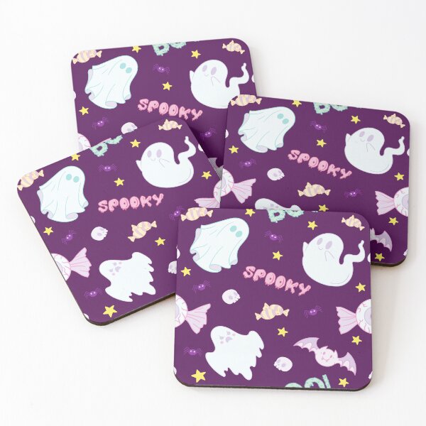 Item preview, Sweet Halloween Seamless Pattern, Pretty Pastel Ghosts  designed and sold by Peach-Design.