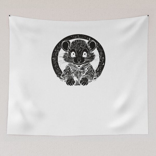 Item preview, Cute Little Mouse - Black designed and sold by Soulemotion.