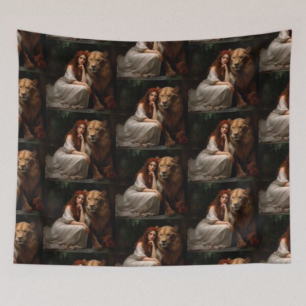 Item preview, Lady and the Lion designed and sold by ArtMysterious.