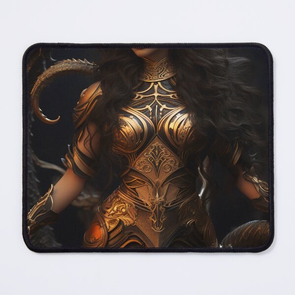 Item preview, Enchantress of the Scorpion: A Full-Body Portrait of a Beautiful Woman Merged with Mystical Arthropod designed and sold by oanaunciuleanu.