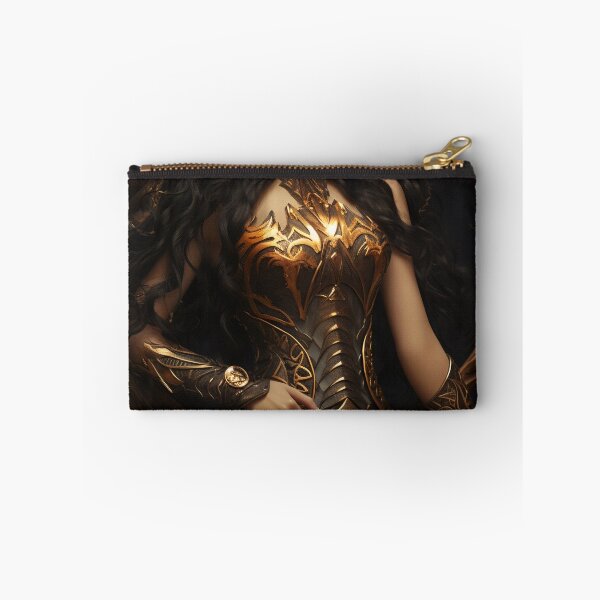 Item preview, Enchantress of the Scorpion: A Full-Body Portrait of a Beautiful Woman Merged with Mystical Arthropod designed and sold by oanaunciuleanu.