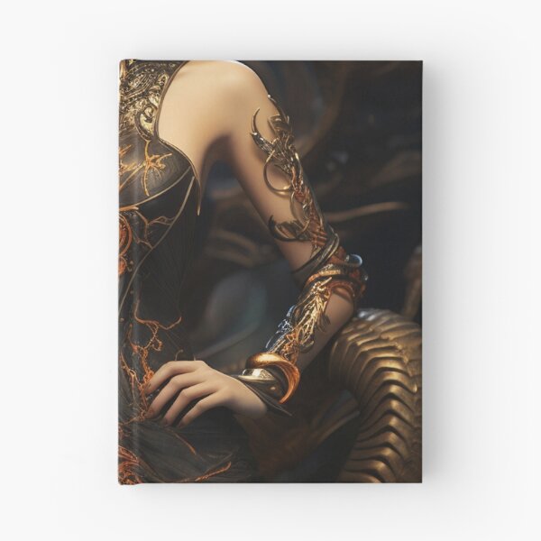 Item preview, Enchantress of the Scorpion: A Full-Body Portrait of a Beautiful Woman Merged with Mystical Arthropod designed and sold by oanaunciuleanu.