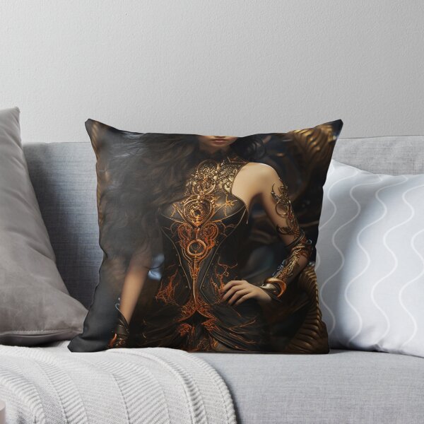 Item preview, Enchantress of the Scorpion: A Full-Body Portrait of a Beautiful Woman Merged with Mystical Arthropod designed and sold by oanaunciuleanu.