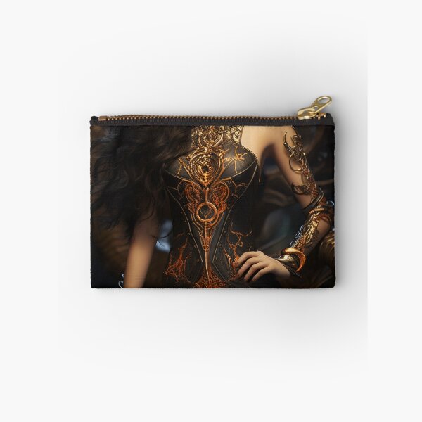 Item preview, Enchantress of the Scorpion: A Full-Body Portrait of a Beautiful Woman Merged with Mystical Arthropod designed and sold by oanaunciuleanu.