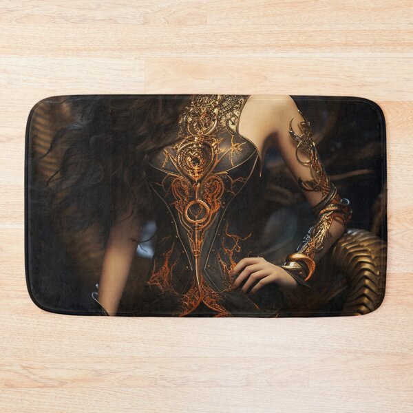 Item preview, Enchantress of the Scorpion: A Full-Body Portrait of a Beautiful Woman Merged with Mystical Arthropod designed and sold by oanaunciuleanu.