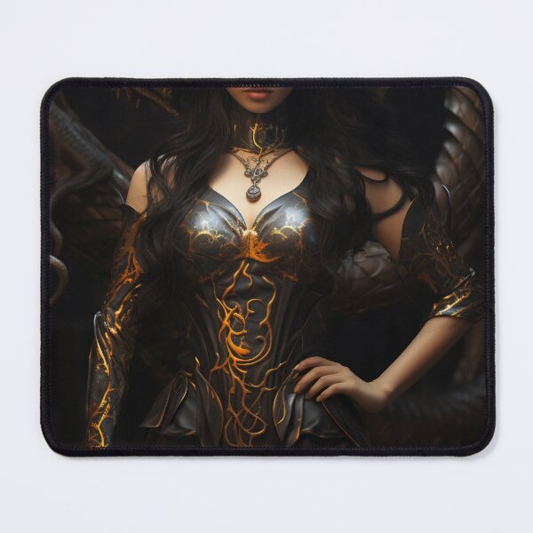 Item preview, Enchantress of the Scorpion: A Full-Body Portrait of a Beautiful Woman Merged with Mystical Arthropod designed and sold by oanaunciuleanu.