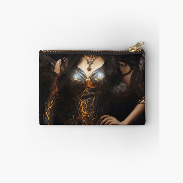 Item preview, Enchantress of the Scorpion: A Full-Body Portrait of a Beautiful Woman Merged with Mystical Arthropod designed and sold by oanaunciuleanu.