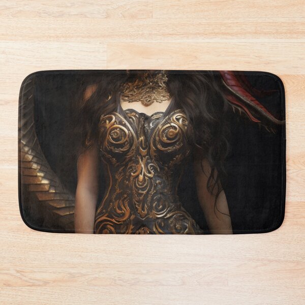 Item preview, Enchantress of the Scorpion: A Full-Body Portrait of a Beautiful Woman Merged with Mystical Arthropod designed and sold by oanaunciuleanu.