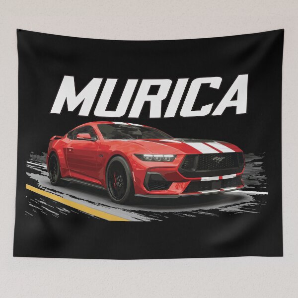 Item preview, murica muscle car 7th gen COYOTE s650 race red Mustang GT 5.0L V8  designed and sold by cowtownCOWBOY.