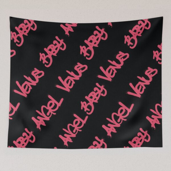 Item preview, star, angel, Venus, baby, text, spray, black, pink designed and sold by mintdiamond21.