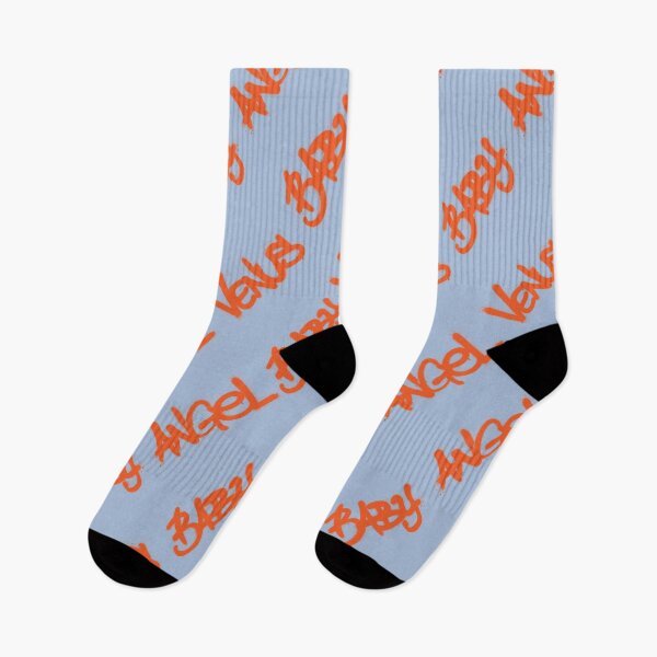 Item preview, star, angel, Venus, baby, text, spray, orange, blue, grey designed and sold by mintdiamond21.